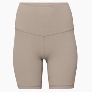 TnAction Aritzia Butter Biker Shorts in Turner Taupe